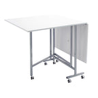 Table pour machine à coudre et de découpe Studio Designs, avec revêtement en poudre blanc