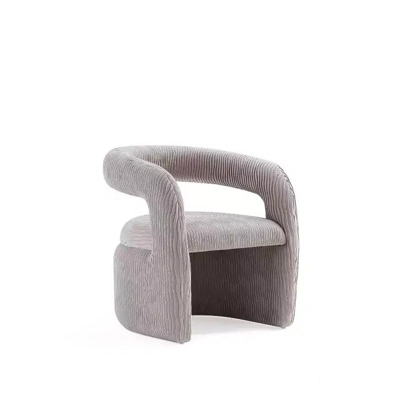 Lot de 2 chaises de salle à manger modernes rembourrées en velours Corvette de Manhattan Comfort