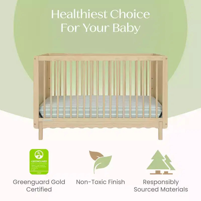 Lit de bébé convertible 4-en-1 William de Delta Children - Certifié Greenguard Gold