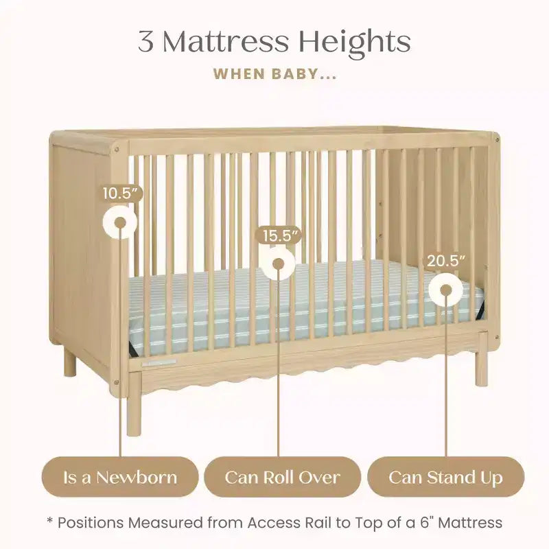 Lit de bébé convertible 4-en-1 William de Delta Children - Certifié Greenguard Gold