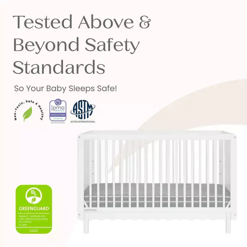Lit de bébé convertible 4-en-1 William de Delta Children - Certifié Greenguard Gold