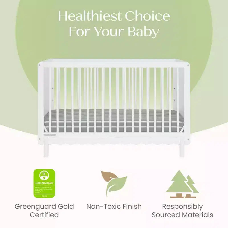 Lit de bébé convertible 4-en-1 William de Delta Children - Certifié Greenguard Gold