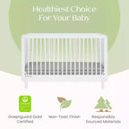 Lit de bébé convertible 4-en-1 William de Delta Children - Certifié Greenguard Gold