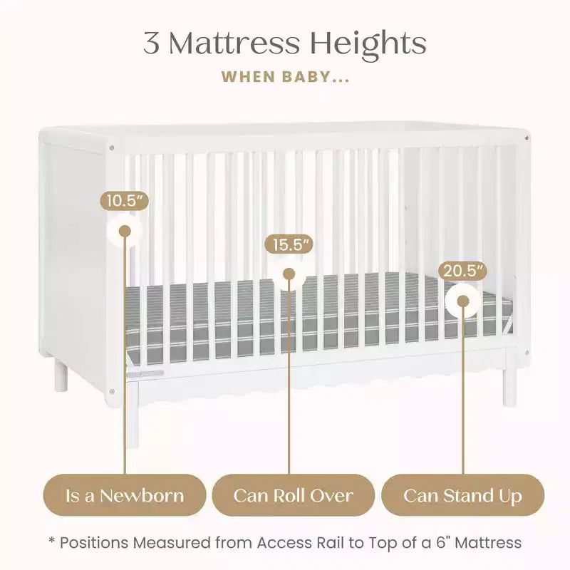 Lit de bébé convertible 4-en-1 William de Delta Children - Certifié Greenguard Gold