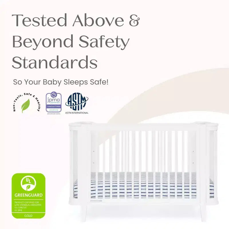 Lit de bébé convertible 4-en-1 Delta Children Noah certifié Greenguard Gold