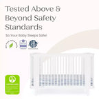 Lit de bébé convertible 4-en-1 Delta Children Noah certifié Greenguard Gold