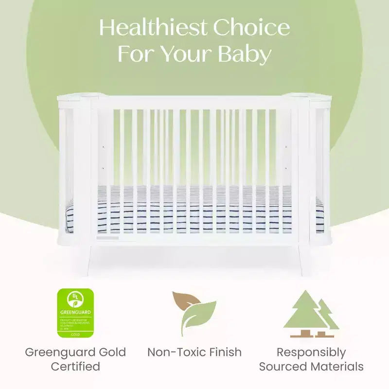 Lit de bébé convertible 4-en-1 Delta Children Noah certifié Greenguard Gold
