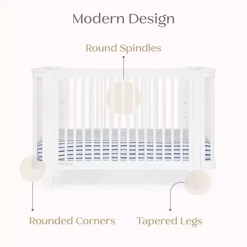 Lit de bébé convertible 4-en-1 Delta Children Noah certifié Greenguard Gold