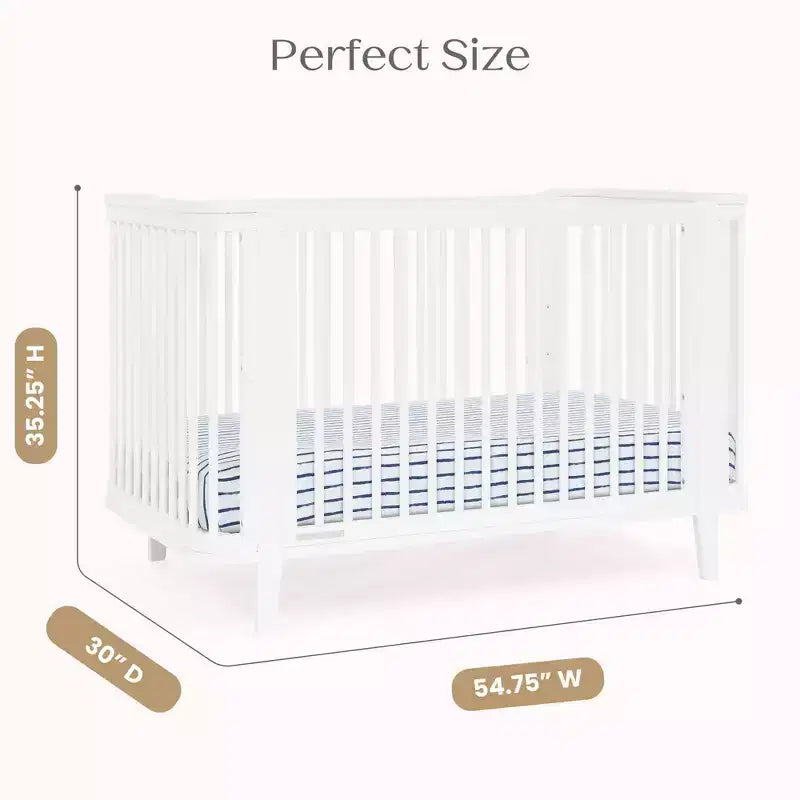 Lit de bébé convertible 4-en-1 Delta Children Noah certifié Greenguard Gold