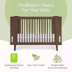 Lit de bébé convertible 4-en-1 Delta Children Noah certifié Greenguard Gold