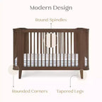 Lit de bébé convertible 4-en-1 Delta Children Noah certifié Greenguard Gold