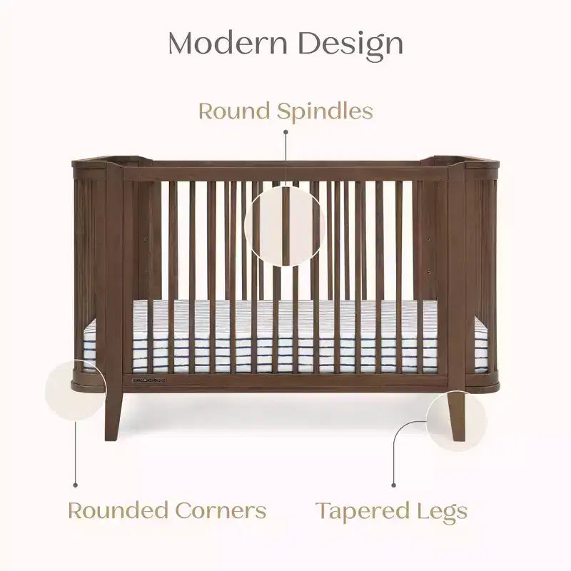 Lit de bébé convertible 4-en-1 Delta Children Noah certifié Greenguard Gold