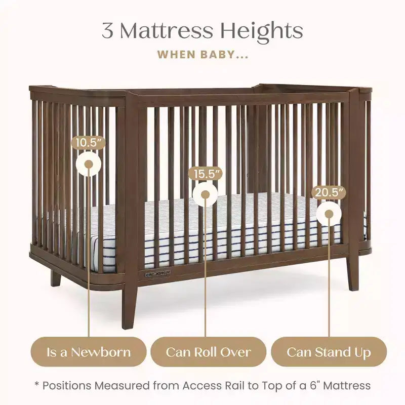 Lit de bébé convertible 4-en-1 Delta Children Noah certifié Greenguard Gold