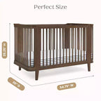 Lit de bébé convertible 4-en-1 Delta Children Noah certifié Greenguard Gold