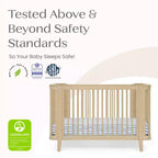 Lit de bébé convertible 4-en-1 Delta Children Noah certifié Greenguard Gold