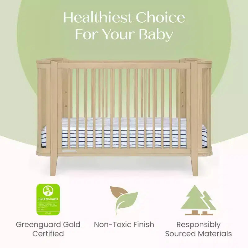 Lit de bébé convertible 4-en-1 Delta Children Noah certifié Greenguard Gold
