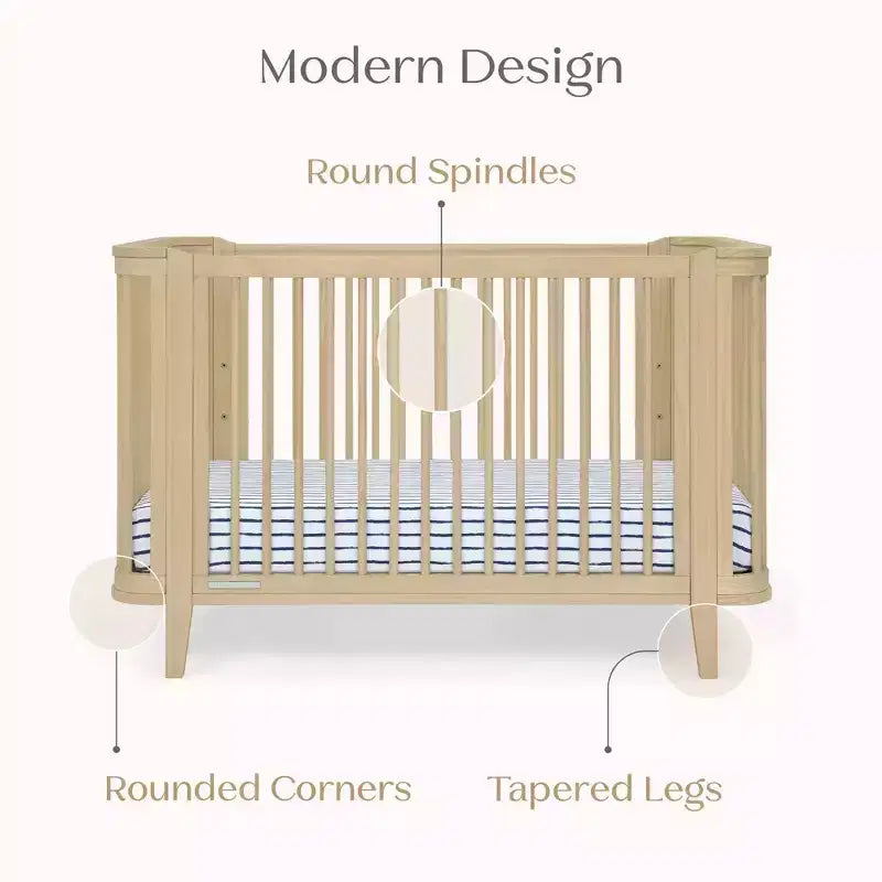 Lit de bébé convertible 4-en-1 Delta Children Noah certifié Greenguard Gold