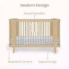 Lit de bébé convertible 4-en-1 Delta Children Noah certifié Greenguard Gold