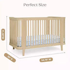 Lit de bébé convertible 4-en-1 Delta Children Noah certifié Greenguard Gold