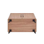 Meuble d'appoint moderne du milieu du siècle Manhattan Comfort Jodie avec 2 étagères