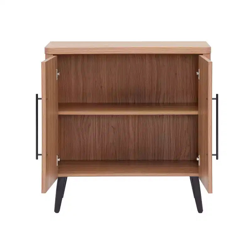 Meuble d'appoint moderne du milieu du siècle Manhattan Comfort Jodie avec 2 étagères