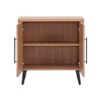 Meuble d'appoint moderne du milieu du siècle Manhattan Comfort Jodie avec 2 étagères