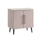 Meuble d'appoint moderne du milieu du siècle Manhattan Comfort Jodie avec 2 étagères