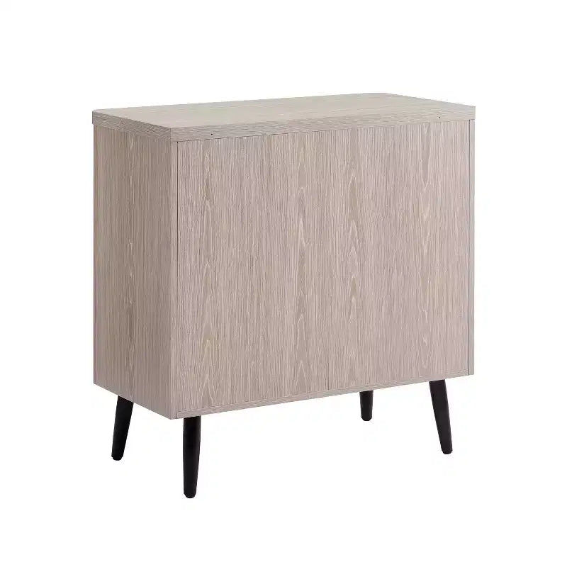 Meuble d'appoint moderne du milieu du siècle Manhattan Comfort Jodie avec 2 étagères
