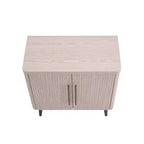 Meuble d'appoint moderne du milieu du siècle Manhattan Comfort Jodie avec 2 étagères