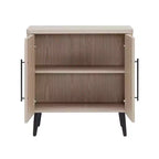 Meuble d'appoint moderne du milieu du siècle Manhattan Comfort Jodie avec 2 étagères