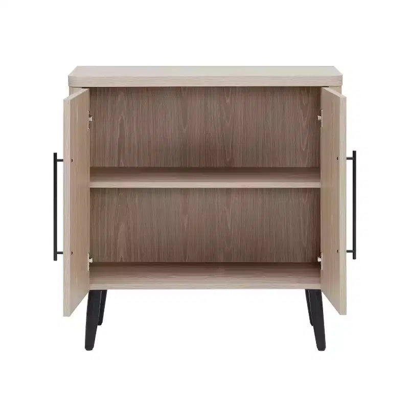 Meuble d'appoint moderne du milieu du siècle Manhattan Comfort Jodie avec 2 étagères