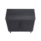 Meuble d'appoint moderne du milieu du siècle Manhattan Comfort Jodie avec 2 étagères