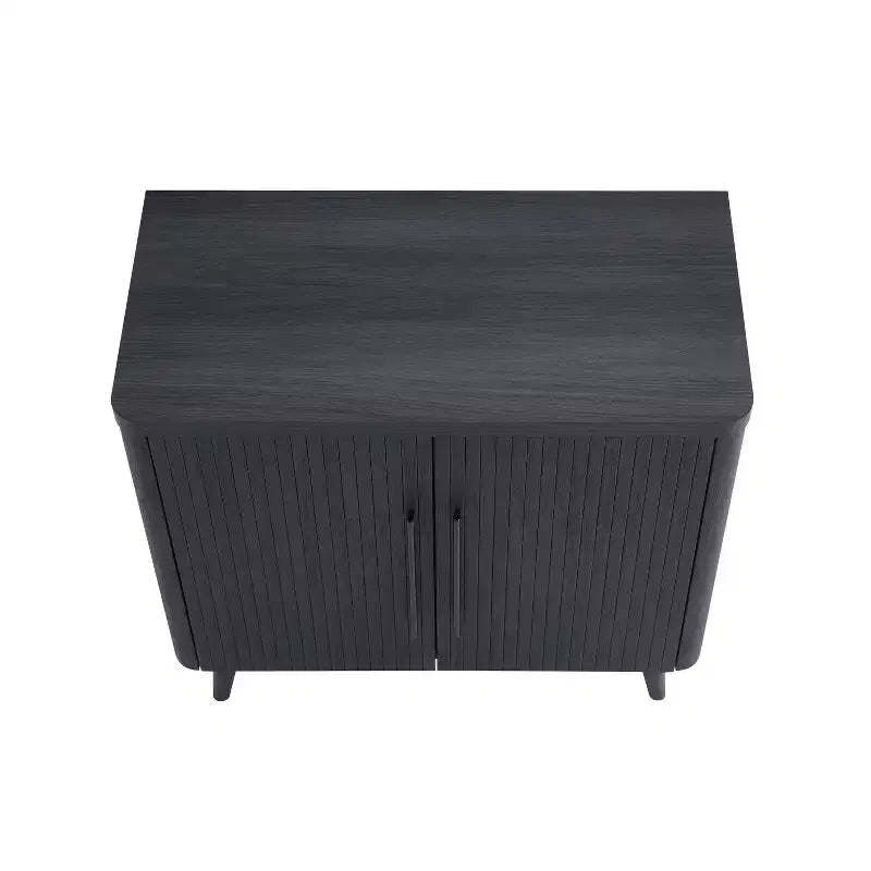 Meuble d'appoint moderne du milieu du siècle Manhattan Comfort Jodie avec 2 étagères