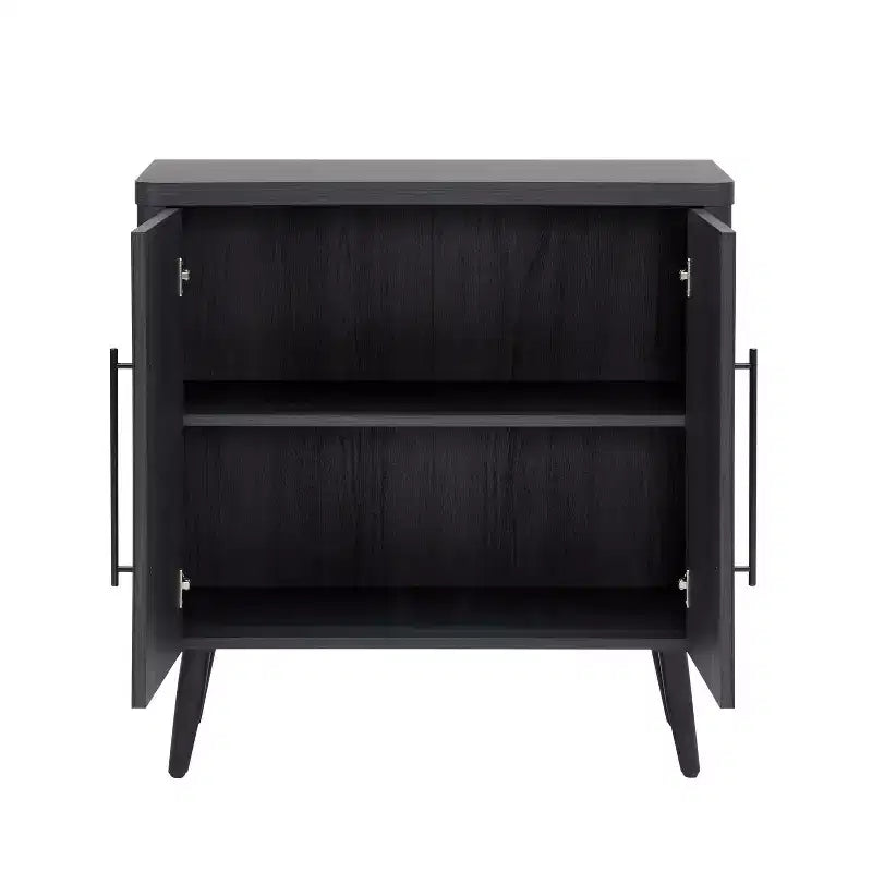 Meuble d'appoint moderne du milieu du siècle Manhattan Comfort Jodie avec 2 étagères