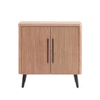Meuble d'appoint moderne du milieu du siècle Manhattan Comfort Jodie avec 2 étagères
