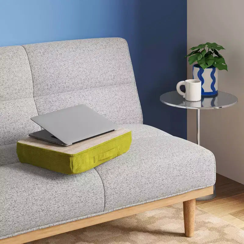 Bureau portable en velours côtelé - Room Essentials