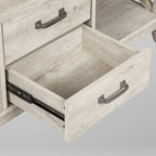 Table basse grise Saint Birch Honduras avec 2 tiroirs