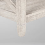 Table basse grise Saint Birch Honduras avec 2 tiroirs