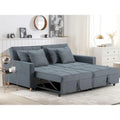 AECOJOY Canapé-Lit 3-en-1 Chaise Lit Double Convertible