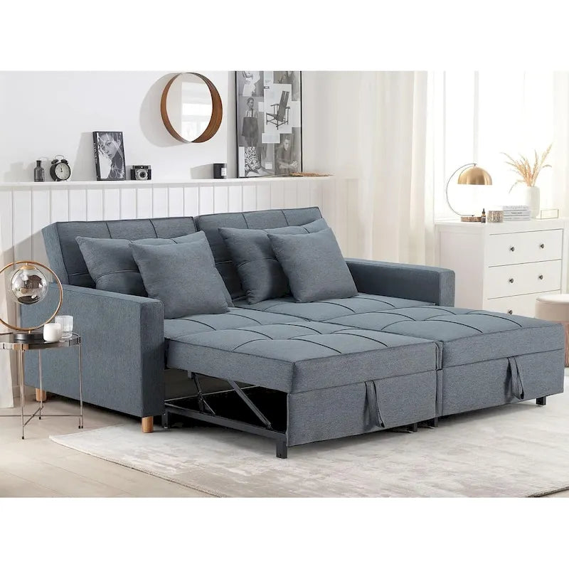 AECOJOY Canapé-Lit 3-en-1 Chaise Lit Double Convertible