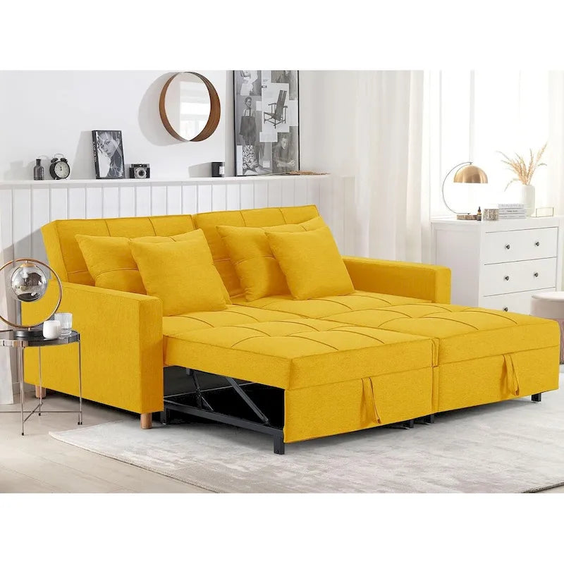 AECOJOY Canapé-Lit 3-en-1 Chaise Lit Double Convertible