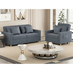 AECOJOY Canapé-Lit 3-en-1 Chaise Lit Double Convertible