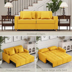 AECOJOY Canapé-Lit 3-en-1 Chaise Lit Double Convertible