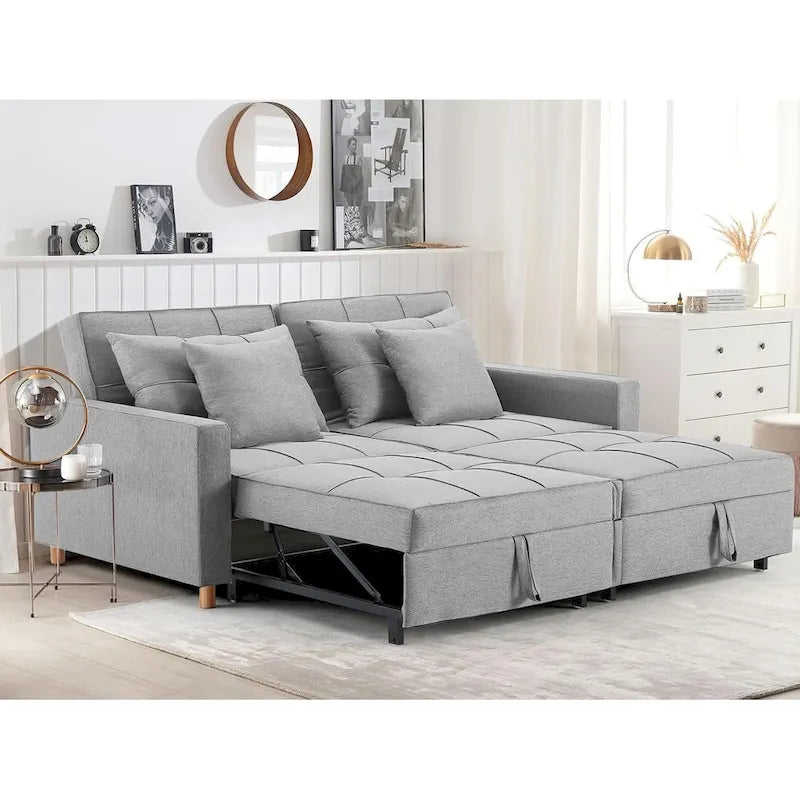 AECOJOY Canapé-Lit 3-en-1 Chaise Lit Double Convertible