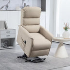 Fauteuil releveur inclinable HOMCOM pour personnes âgées, montage facile, fauteuil releveur en tissu avec télécommande