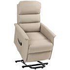 Fauteuil releveur inclinable HOMCOM pour personnes âgées, montage facile, fauteuil releveur en tissu avec télécommande