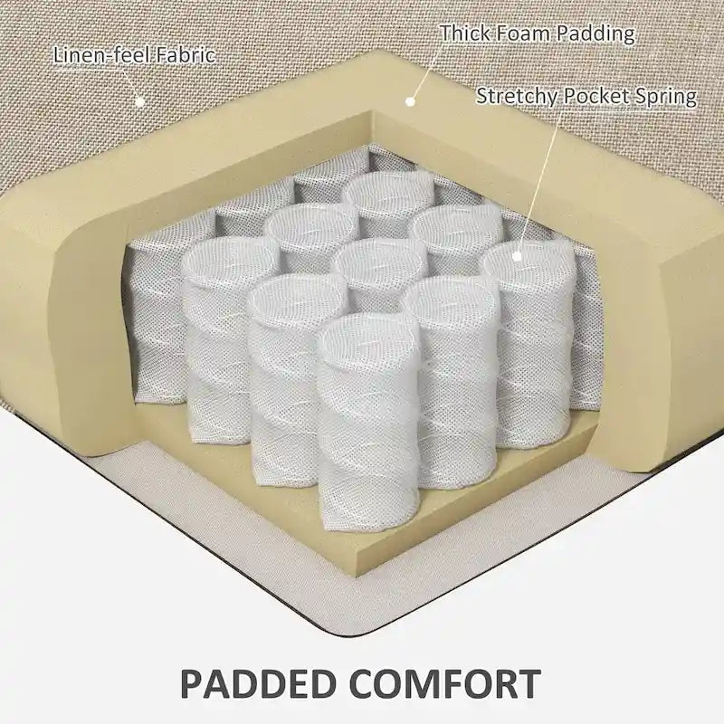 Fauteuil releveur inclinable HOMCOM pour personnes âgées, montage facile, fauteuil releveur en tissu avec télécommande