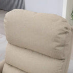 Fauteuil releveur inclinable HOMCOM pour personnes âgées, montage facile, fauteuil releveur en tissu avec télécommande