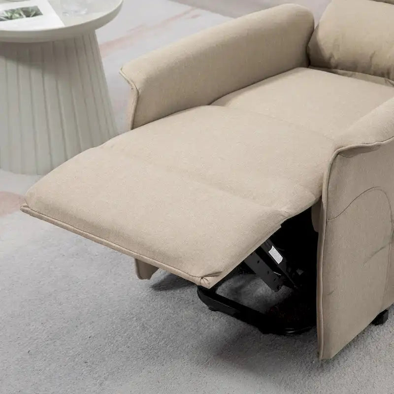 Fauteuil releveur inclinable HOMCOM pour personnes âgées, montage facile, fauteuil releveur en tissu avec télécommande