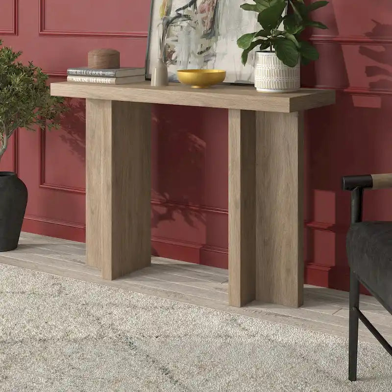 Dimitra, console rectangulaire large de 42 po - 42 po de largeur